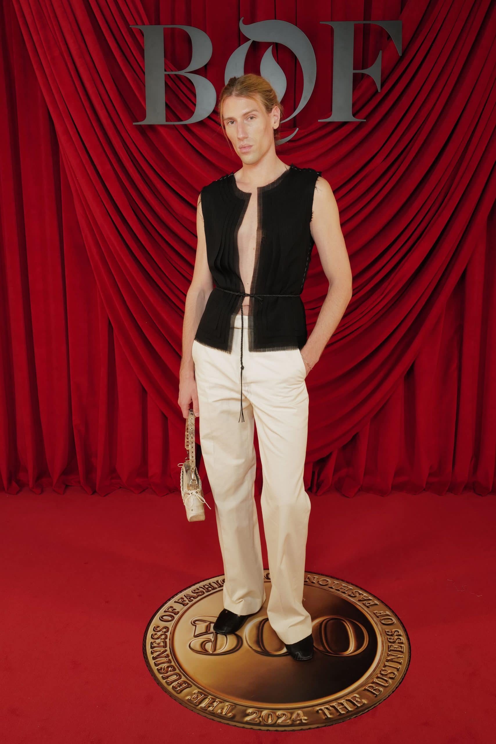 PARIS, FRANCE - SEPTEMBER 28: Ludovic De Saint Sernin attends the Business of Fashion BoF 500 Class of 2024 during Paris Fashion Week at Shangri-La Hotel Paris on September 28, 2024 in Paris, France.  (Photo by Darren Gerrish/Getty Images for The Business of Fashion)